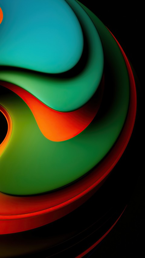 Download Mix Curves Art Wallpaper For Mobile