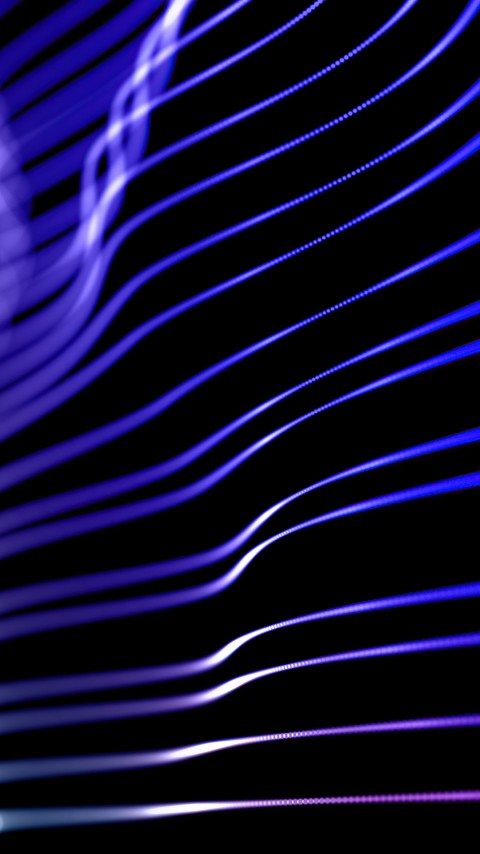Download Blue Wavy Lines Wallpaper For Mobile