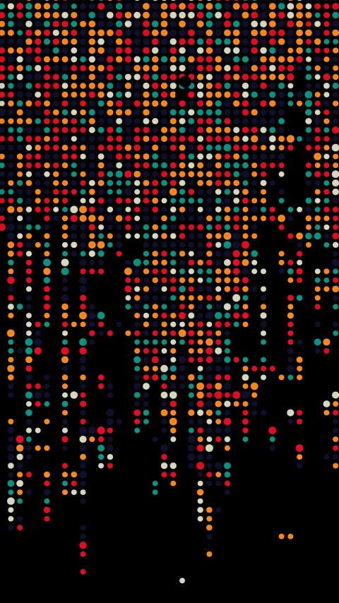 Colorful Mix Dots Wallpaper For Phone