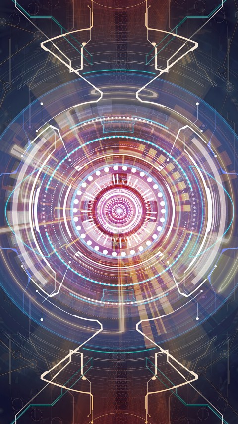 HD Core Macro Tech Mobile Wallpaper