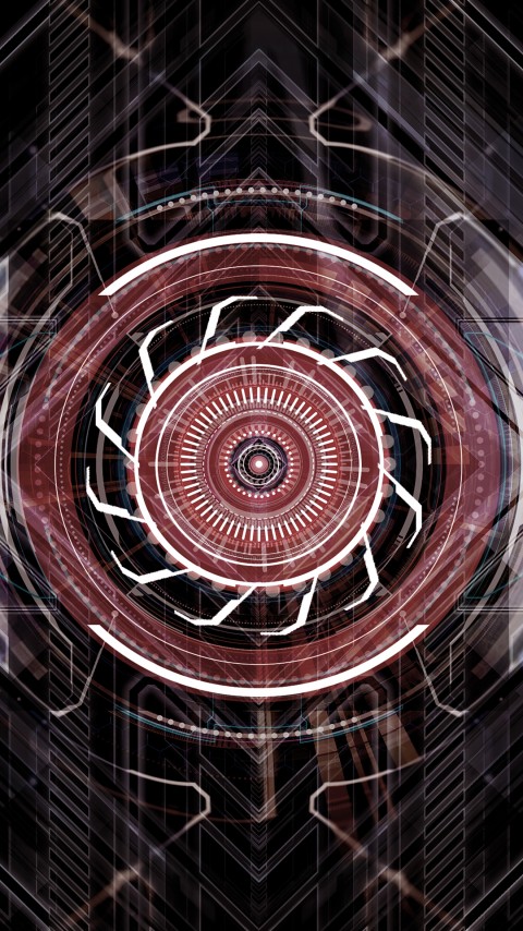 Free Tech Galaxy Orb Wallpaper For Mobile