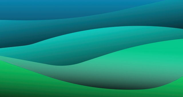 Green Multi Waves HD Wallpaper Background