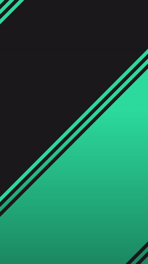 Green Stripe lines Wallpaper For Mobile