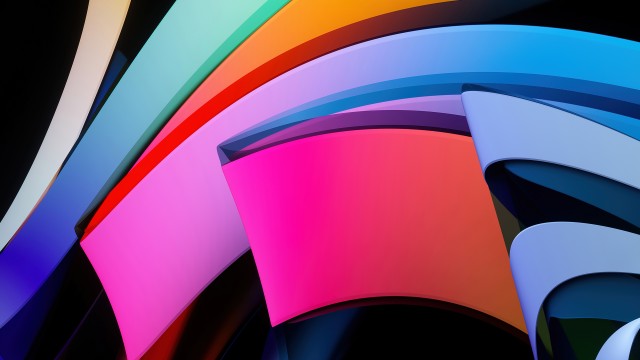 HD Colorful Glass Layer Picture Wallpaper Background