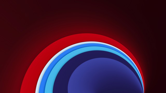 Cool Red Circle Picture Background