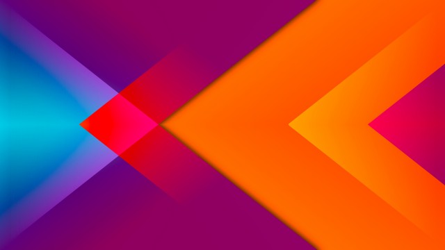 Orange Layer Pyramid HD Wallpaper Background