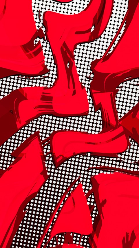 Red Comic Paper 4k Mobile Wallpaper
