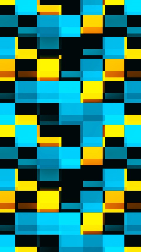 Dead Pixels Cubes Wallpaper For Phone