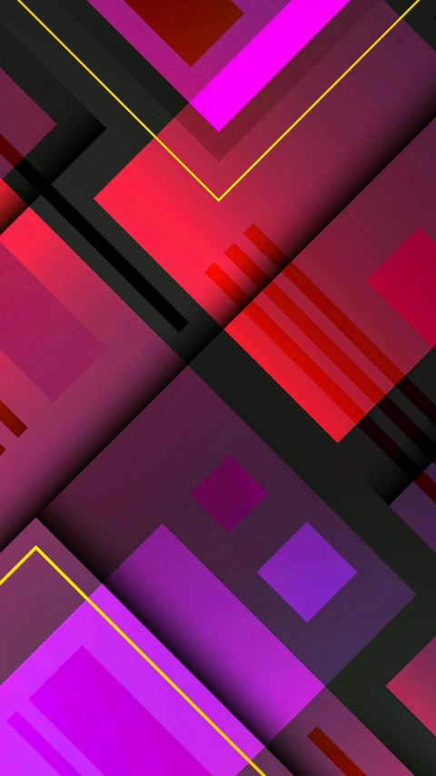 Violet Layer Pyramid Phone Wallpaper