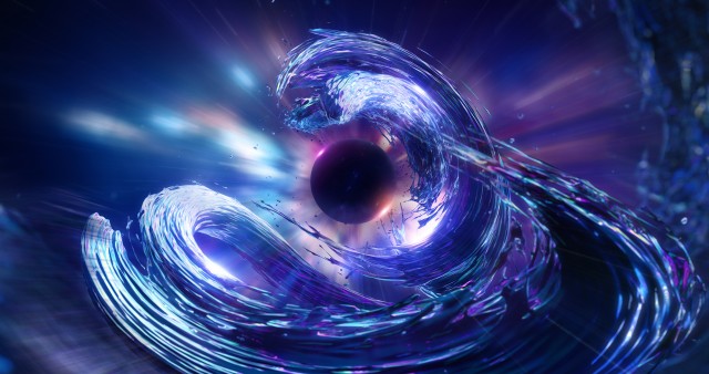 Crystal Wave Ball 5K Background