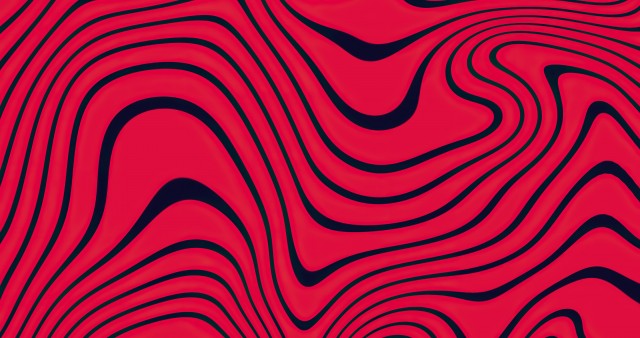 Retro Dark Red  Waves HD Wallpaper Background