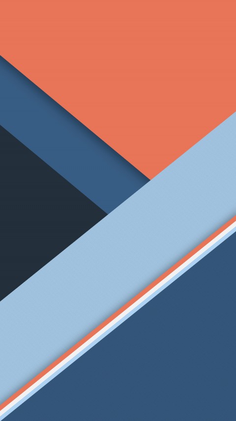 HD Lines Mountain Minimalist Mobile Wallpaper