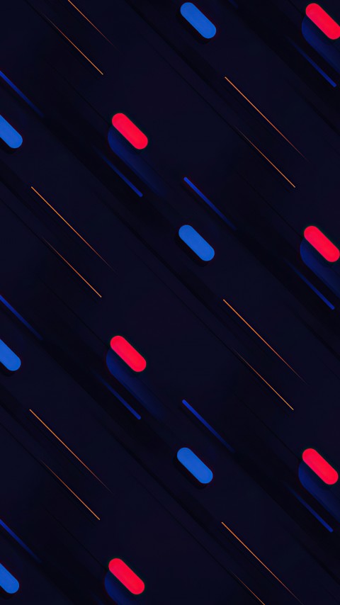HD Broken Blue Cell Mobile Wallpaper