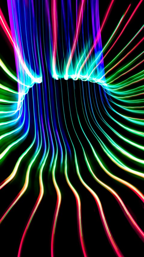 HD Green Tunnel Portal Mobile Wallpaper