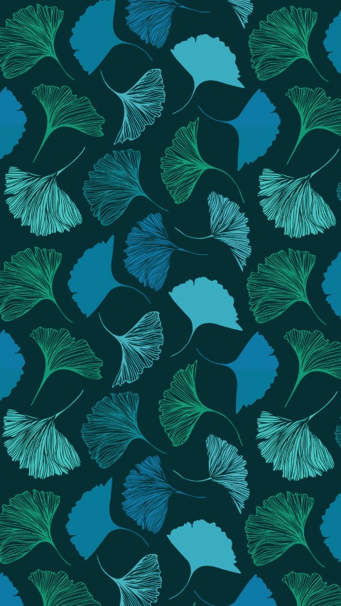 Free Green Lucky Pattern Wallpaper For Mobile
