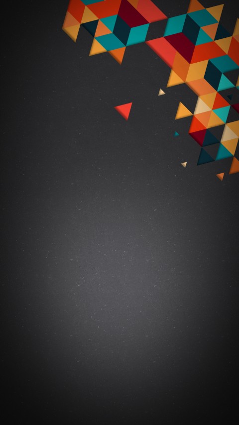 Free Right Corner Polygon Wallpaper For Mobile