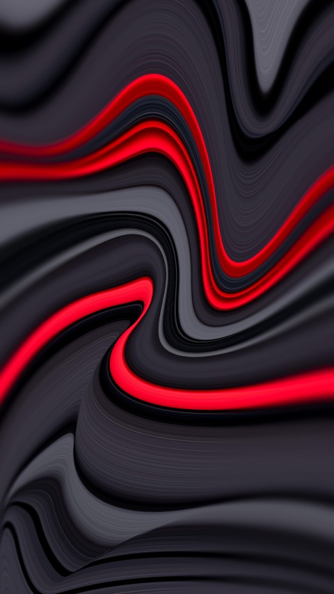 Red Horizon Wave 4k Phone Wallpaper