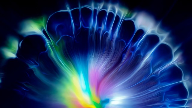 Blue Crystal Peacock HD Wallpaper Background