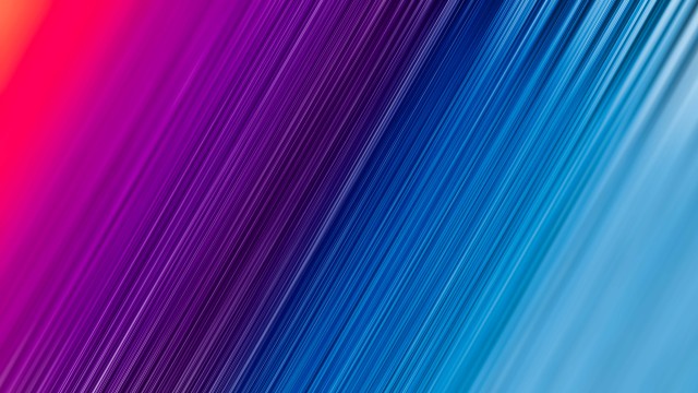 Light Blue Vertical Rainbow 4K Wallpaper