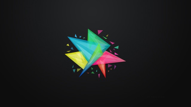 Colorful Center Pyramid Picture Wallpaper