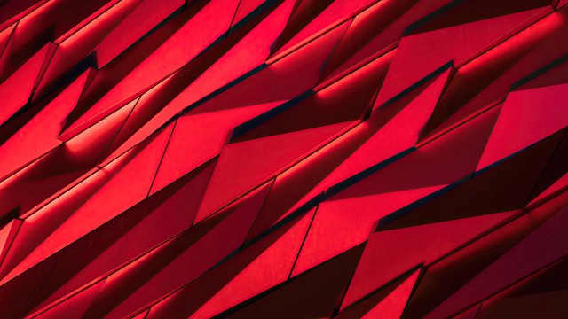 Fire Red Origami HD Wallpaper