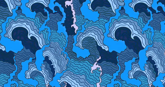 Japanese Ocean Waves HD Background
