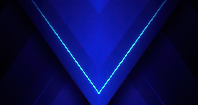 Dark Deco Triangle 4K Wallpaper