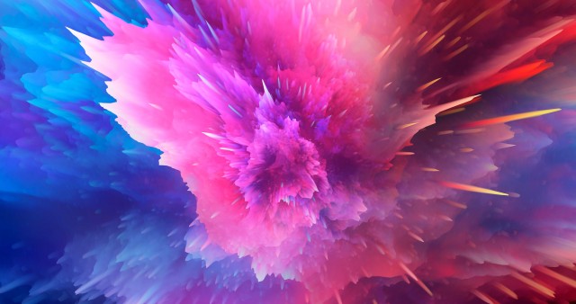Powder Paint Splash 4K Background