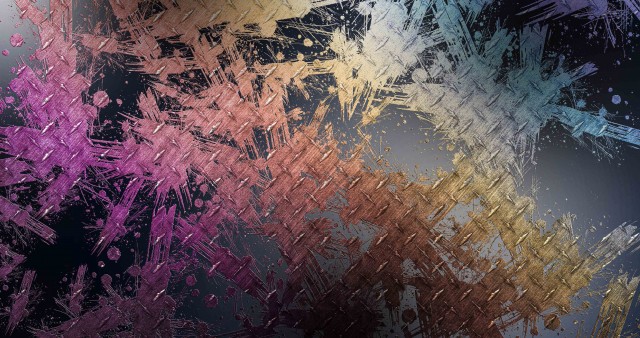Metallic Pink Dust Splash Picture Wallpaper
