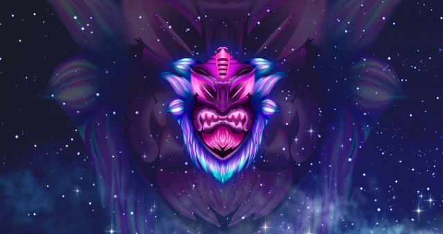 Violet Monkey Galaxy HD Wallpaper