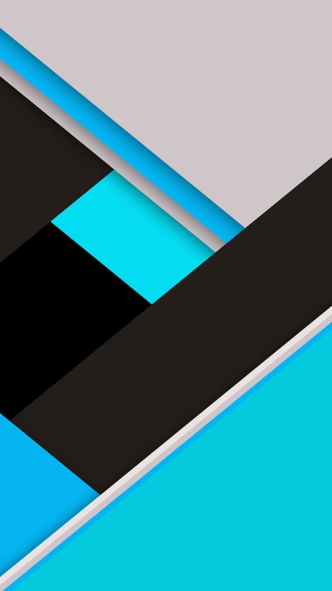 Tiffany Blue Geometry Wallpaper For Mobile
