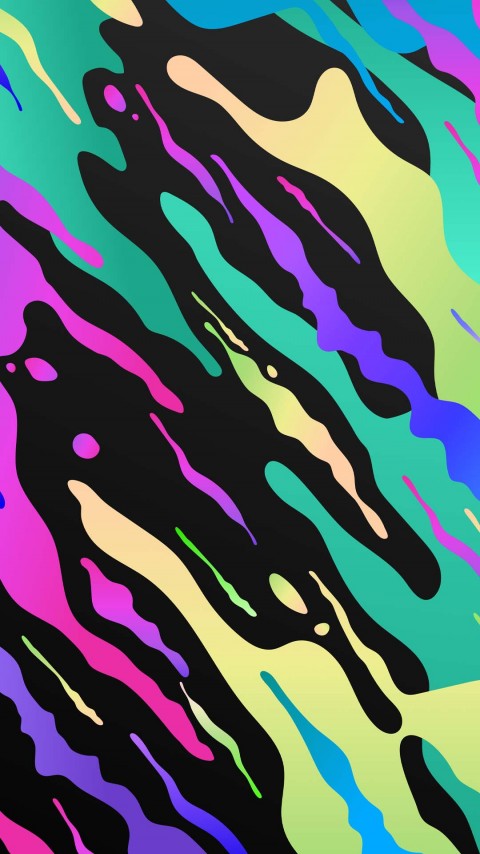 Download Splashes Of Colors 4K Wallpaper Mobile