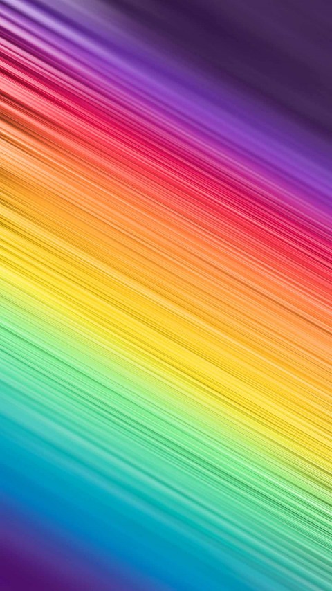 HD Yellow Vertical Rainbow Mobile Wallpaper