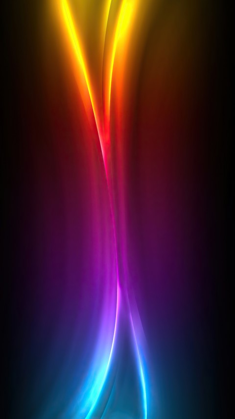4k Phone Triple Beam Light Pattern Wallpaper