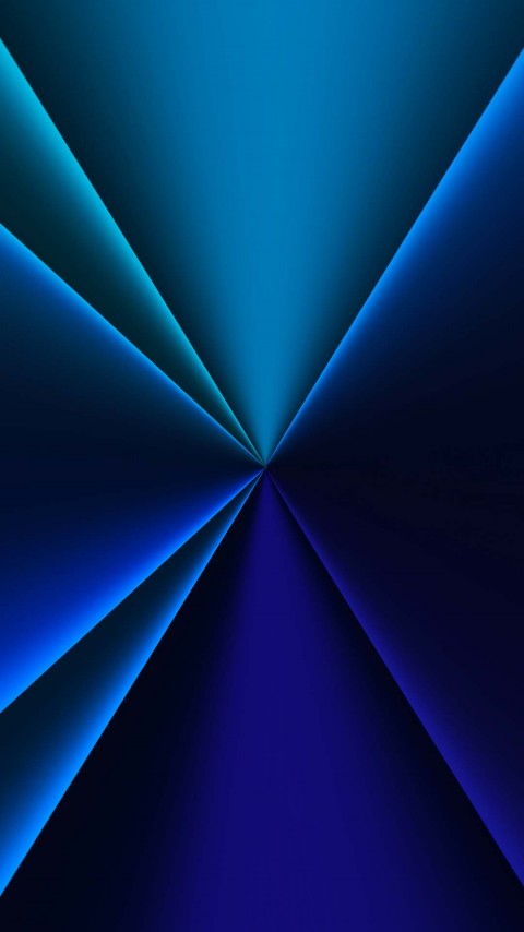 4k Ultra HD Blue Monochrome Light Mobile Wallpaper