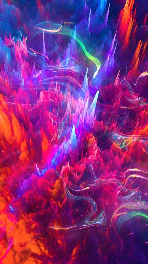 Free Red Drop Equalizer 4K Wallpaper Mobile
