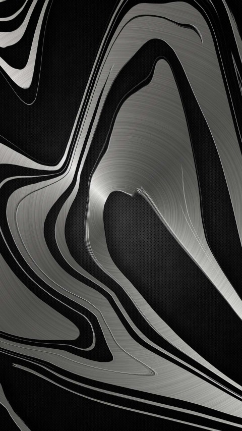 Free Metallic Mercury Fluid Wallpaper For Mobile