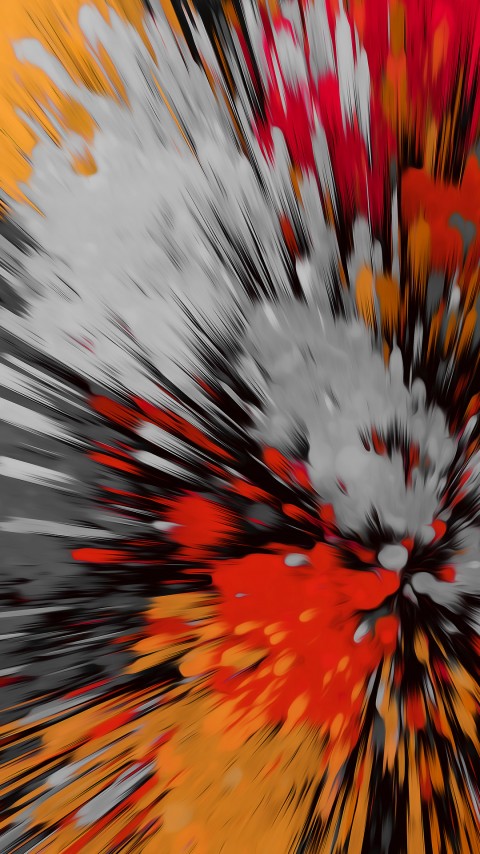 Sun Desert Paint 4k Phone Wallpaper