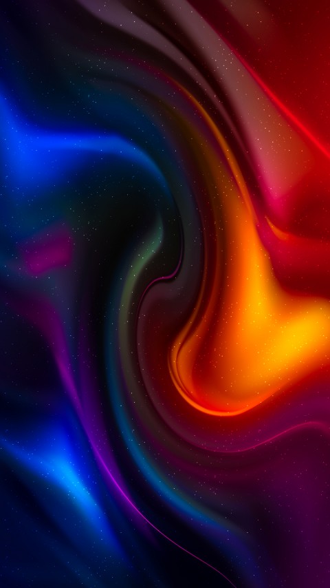 Lava Desert Paint Phone Wallpaper
