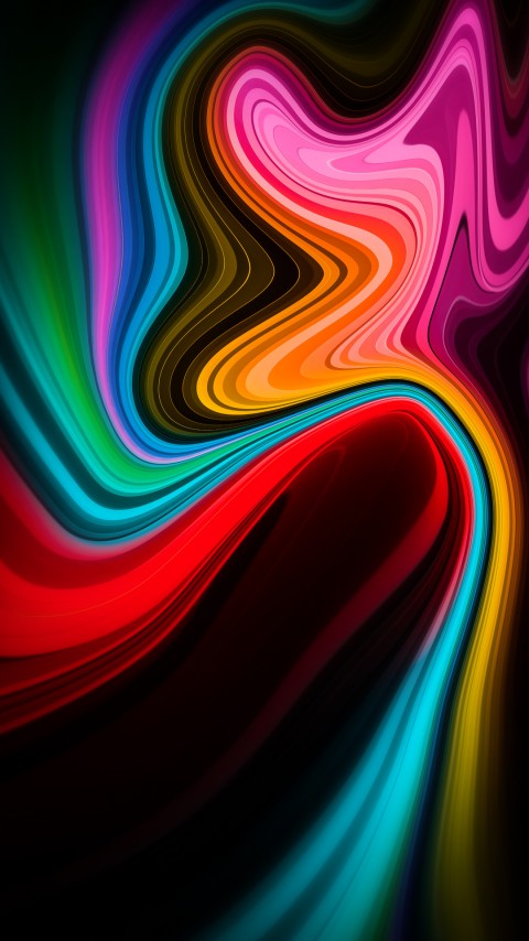 Free Pink Star Wavelength 4K Wallpaper Mobile