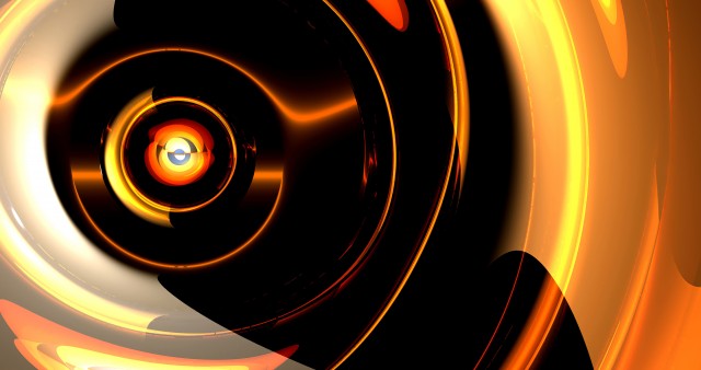 Glass Gold Camera Lens HD Background