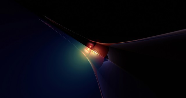 Dark Green Light Glow HD Wallpaper