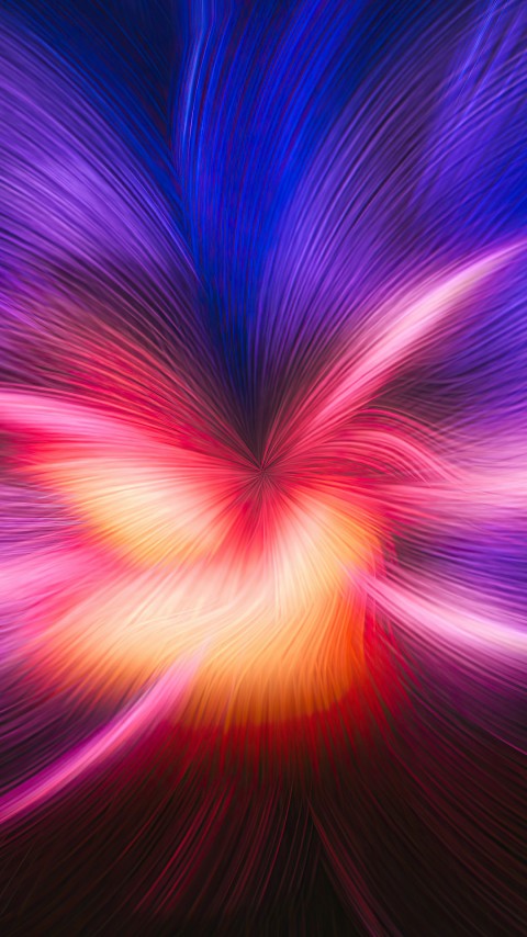 Optic Flower Fiber 4k Mobile Wallpaper