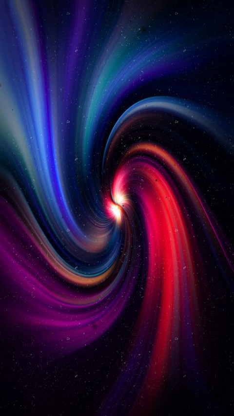 Dark Color Tornado Curtain Phone Wallpaper