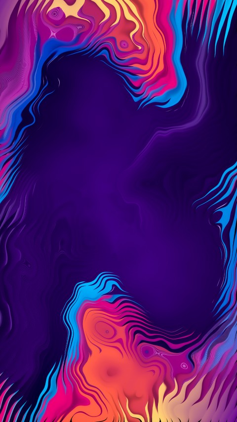 Resin Purple Peri Ocean 4k Mobile Wallpaper