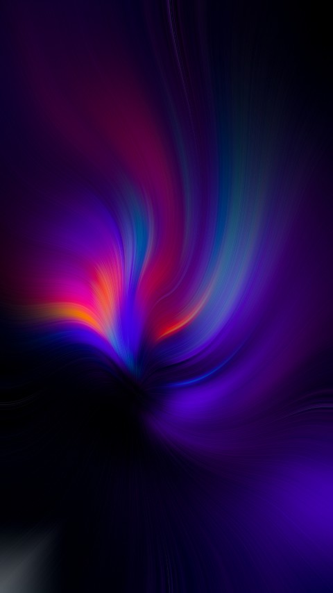 Blurry Purple Tunnel Wallpaper Phone