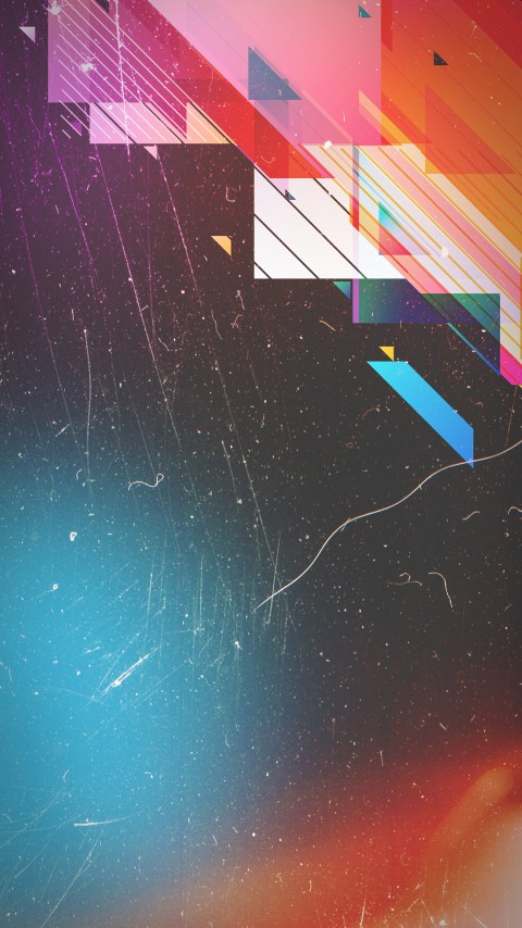 Center Red Galaxy 4k Phone Wallpaper