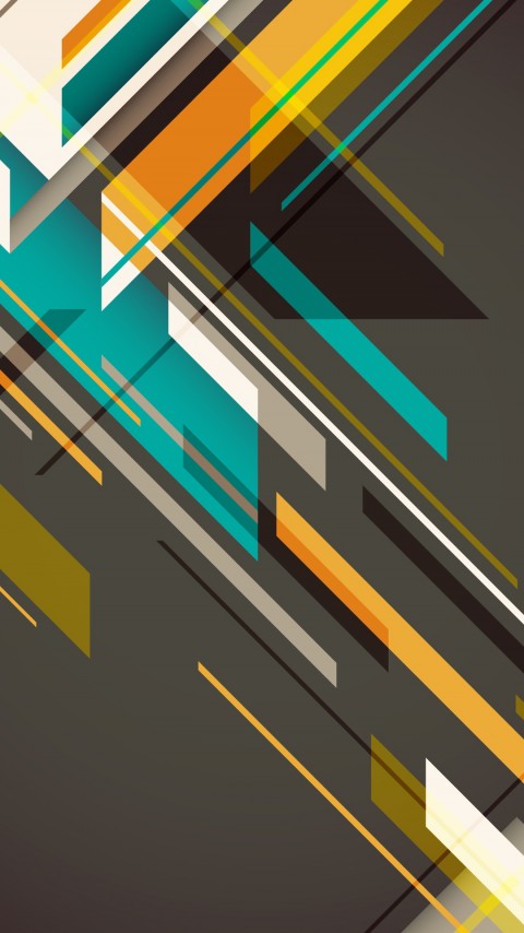 Polygon Yellow Lego Phone Wallpaper