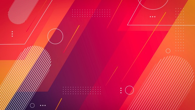 Linear  Orange  Box 8K Background