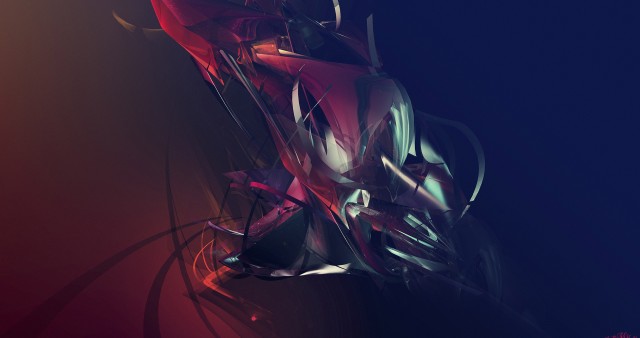 Metallic Shift Shapes 4K Background
